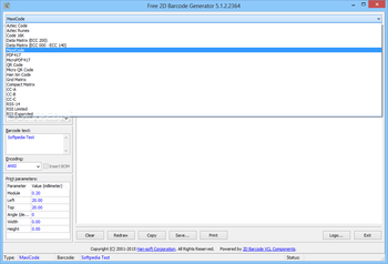 2D Barcode VCL Components screenshot 2