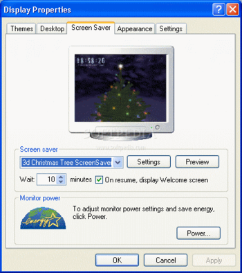 3d Christmas Tree ScreenSaver screenshot