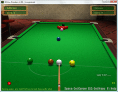 3D Live Snooker screenshot 3