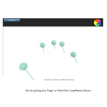 3D Space Paint for LeapMotion screenshot