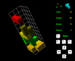 3D Tetris screenshot