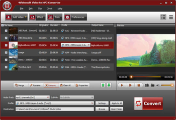 4Videosoft Video to MP3 Converter screenshot 2