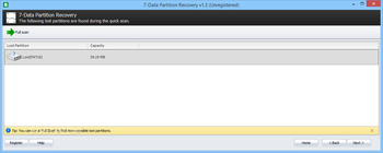 7-Data Partition Recovery screenshot 2