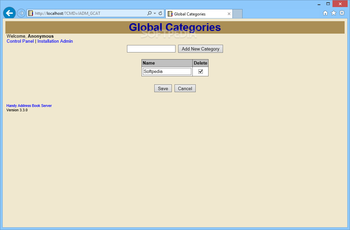 A Handy Address Book Server screenshot 12