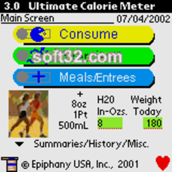 A PDA Diet Lose Weight Count Carbs Diet with  Ultimate Calorie Meter Diet Software screenshot 2