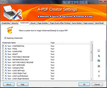 A-PDF Creator screenshot 3