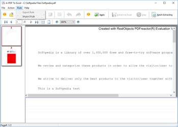 A-PDF To Excel screenshot 4