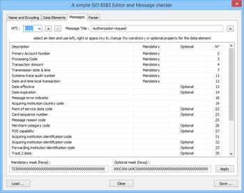 A Simple ISO 8583 Editor and Message checker screenshot 3