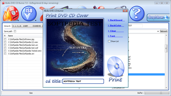 Abdio DVD CD Burner screenshot 2