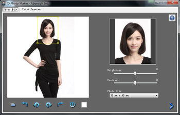 Abonsoft ID Photo Maker screenshot
