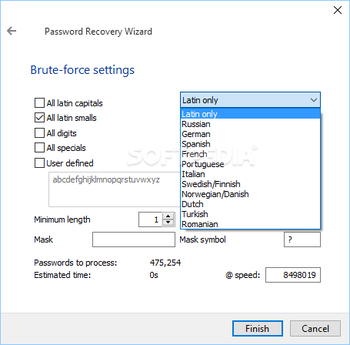 Accent EXCEL Password Recovery screenshot 3