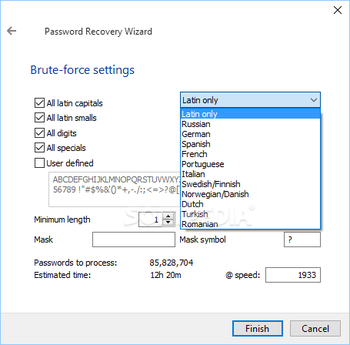 Accent OFFICE Password Recovery screenshot 3