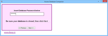 Access Database Compactor screenshot 2
