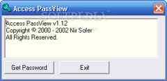 Access PassView screenshot