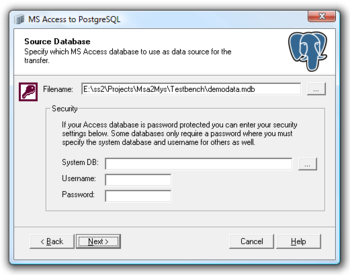 Access To PostgreSQL screenshot 2