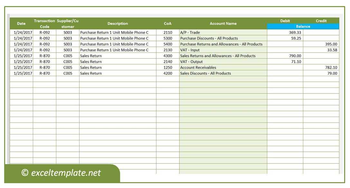 Accounting Journal Template screenshot 2