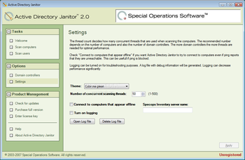 Active Directory Janitor screenshot 2