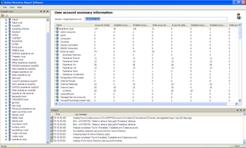 Active Directory Report Software screenshot