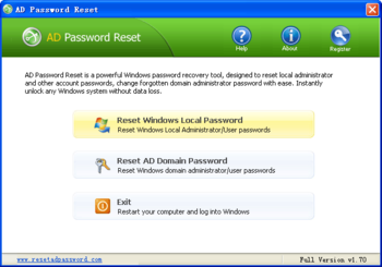 AD Password Reset screenshot 3