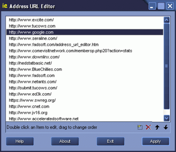 Address URL Editor screenshot