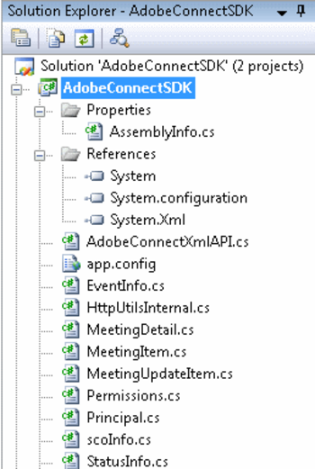 Adobe Acrobat Connect SDK screenshot