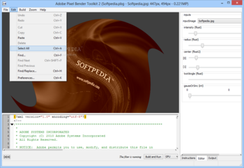 Adobe Pixel Bender Toolkit screenshot 4