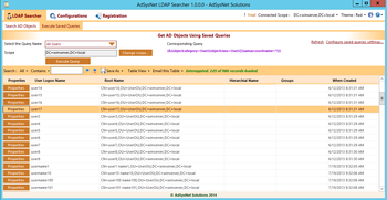 AdSysNet LDAP Searcher screenshot 9