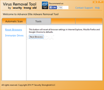 Advance Elite Adware Removal Tool screenshot 2