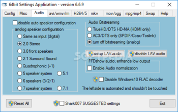 Advanced Codecs for Windows 7 / 8.1 / 10 screenshot 3