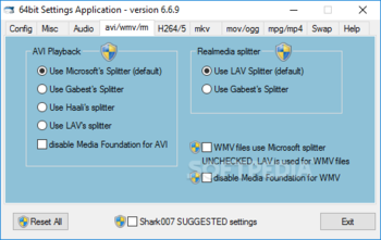 Advanced Codecs for Windows 7 / 8.1 / 10 screenshot 4