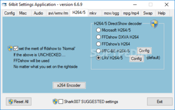 Advanced Codecs for Windows 7 / 8.1 / 10 screenshot 5