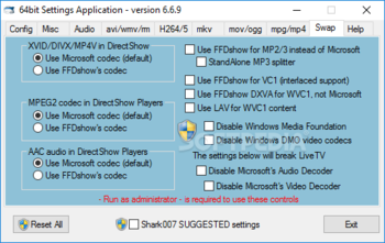 Advanced Codecs for Windows 7 / 8.1 / 10 screenshot 9