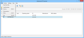 Advanced IP Scanner screenshot 2
