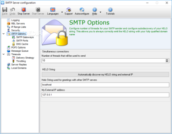 Advanced SMTP Server screenshot 5