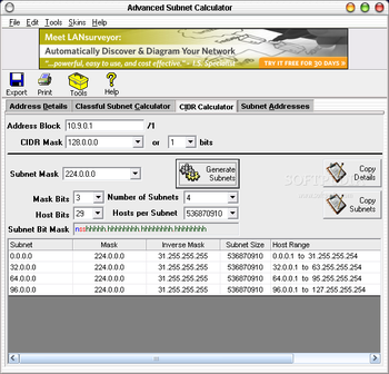 Advanced Subnet Calculator screenshot 5