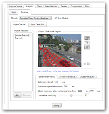 Advanced Video Analytics screenshot