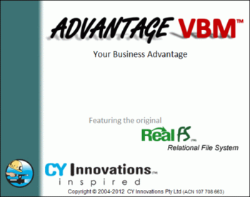 Advantage VBM screenshot
