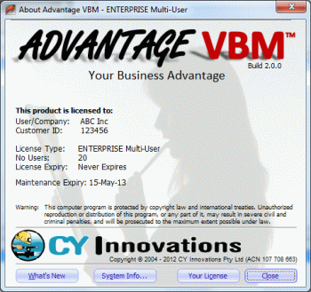 Advantage VBM screenshot 9
