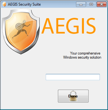 AEGIS Password Protection screenshot 6