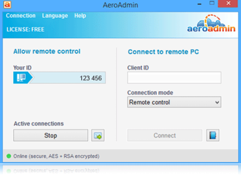 AeroAdmin screenshot