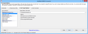 Aid4Mail MBOX Converter screenshot 2
