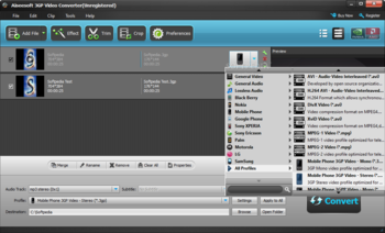 Aiseesoft 3GP Video Converter screenshot 2