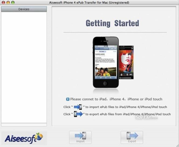 Aiseesoft iPhone 4 ePub Transfer for Mac screenshot 2