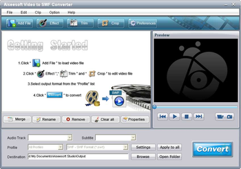 Aiseesoft Video to SWF Converter screenshot 2