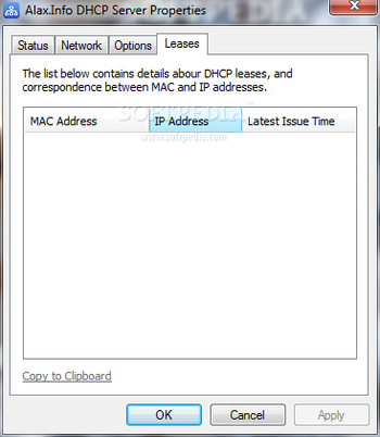 Alax.Info DHCP Server screenshot 5