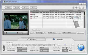 Alldj iPod Video Converter screenshot