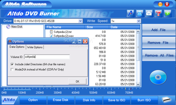 Altdo DVD Burner screenshot 2