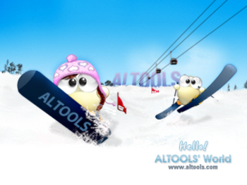 ALTools Ski Resort Desktop Wallpaper screenshot