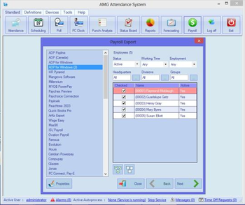 AMG Time Attendance System Small Business screenshot 6