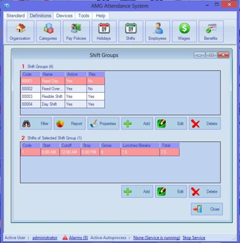 AMG Time Attendance System Small Business screenshot 9